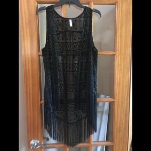 Xhilaration Plus size XXL sleeveless kimono!